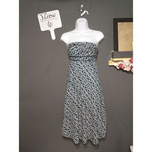 J. Crew strapless navy blue dress size 6